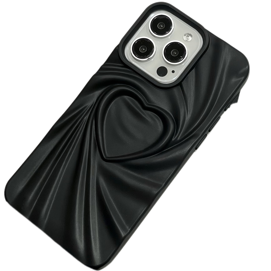 New 3D Heart-Shaped Phone Case Compatible