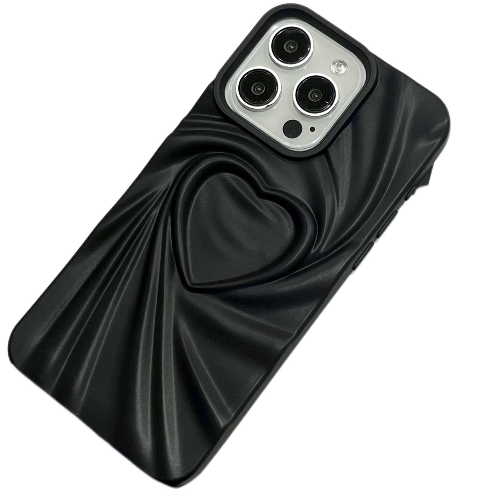 New 3D Heart-Shaped Phone Case Compatible